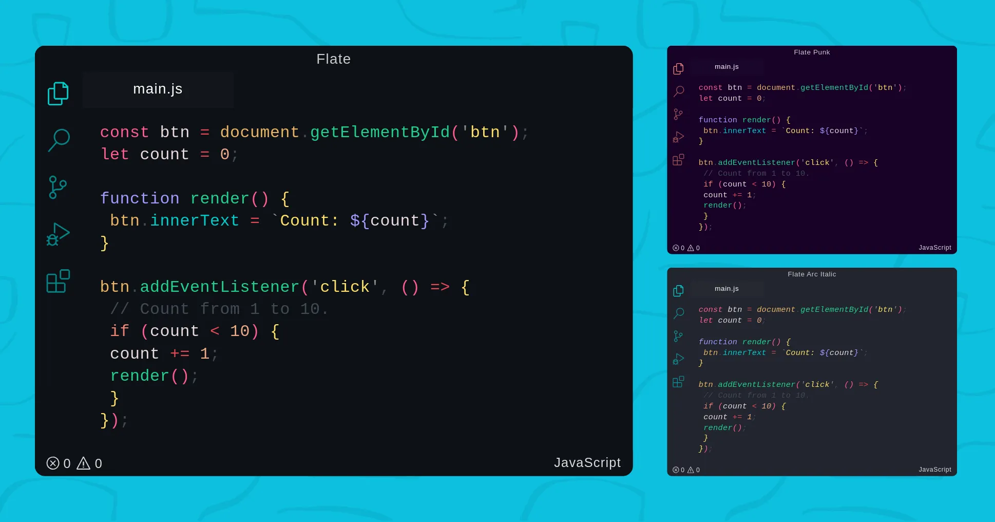 Flate VSCode Theme