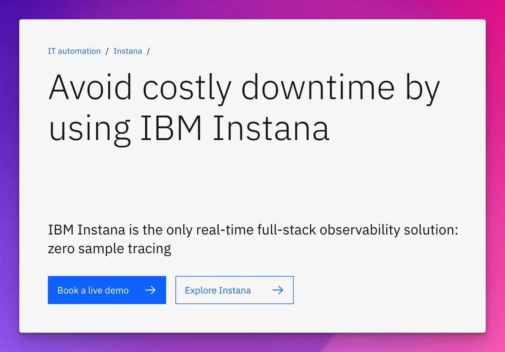 IBM Instana