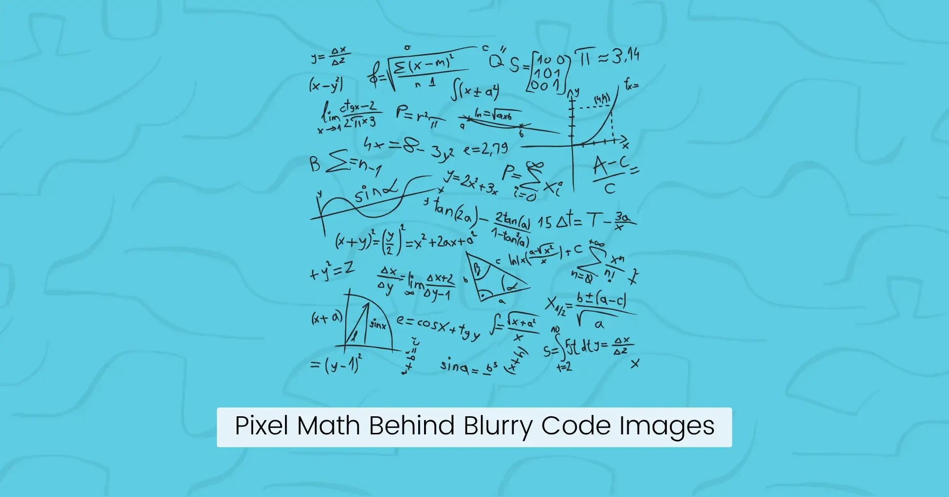 The Pixel Math Behind Blurry Code Images