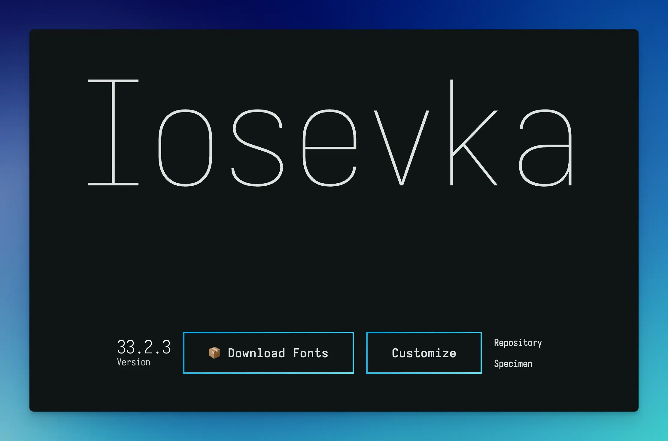 Iosevka