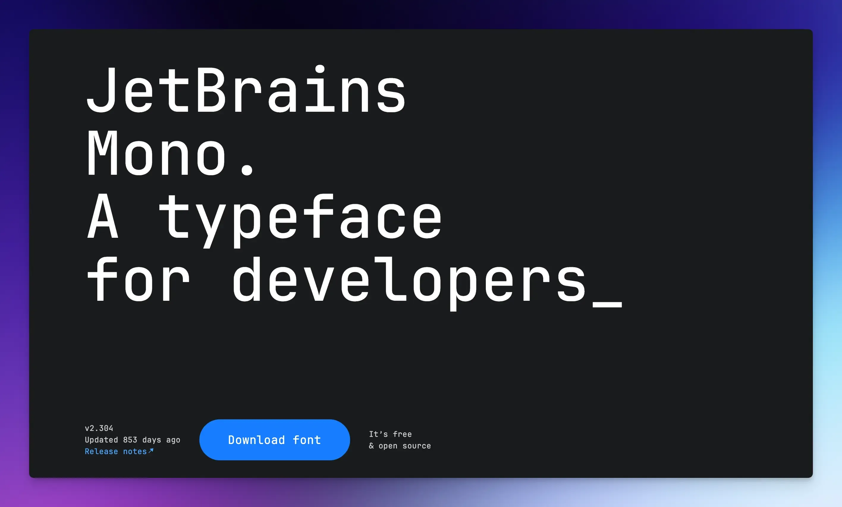 JetBrains Mono