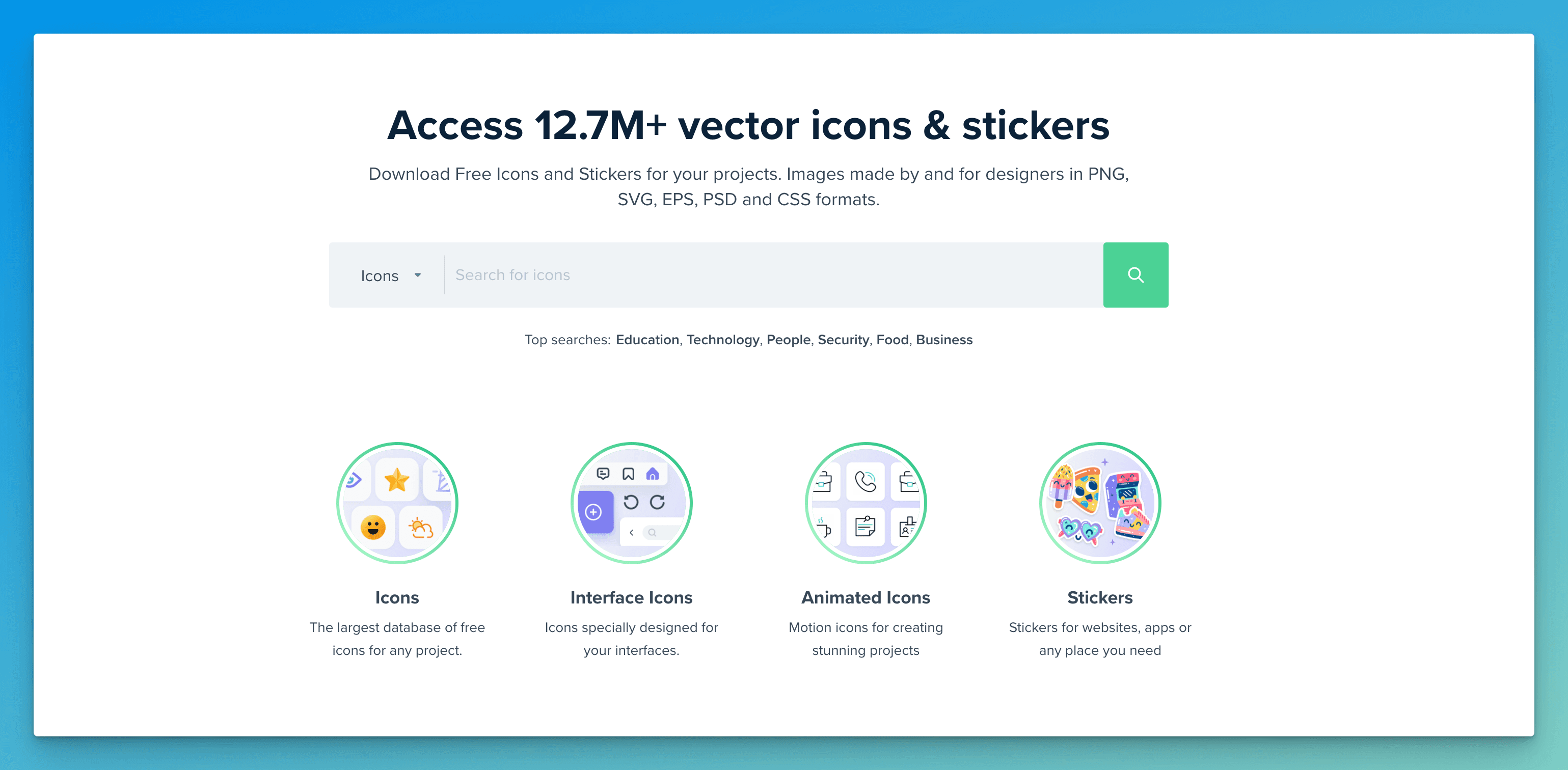 Flat icons