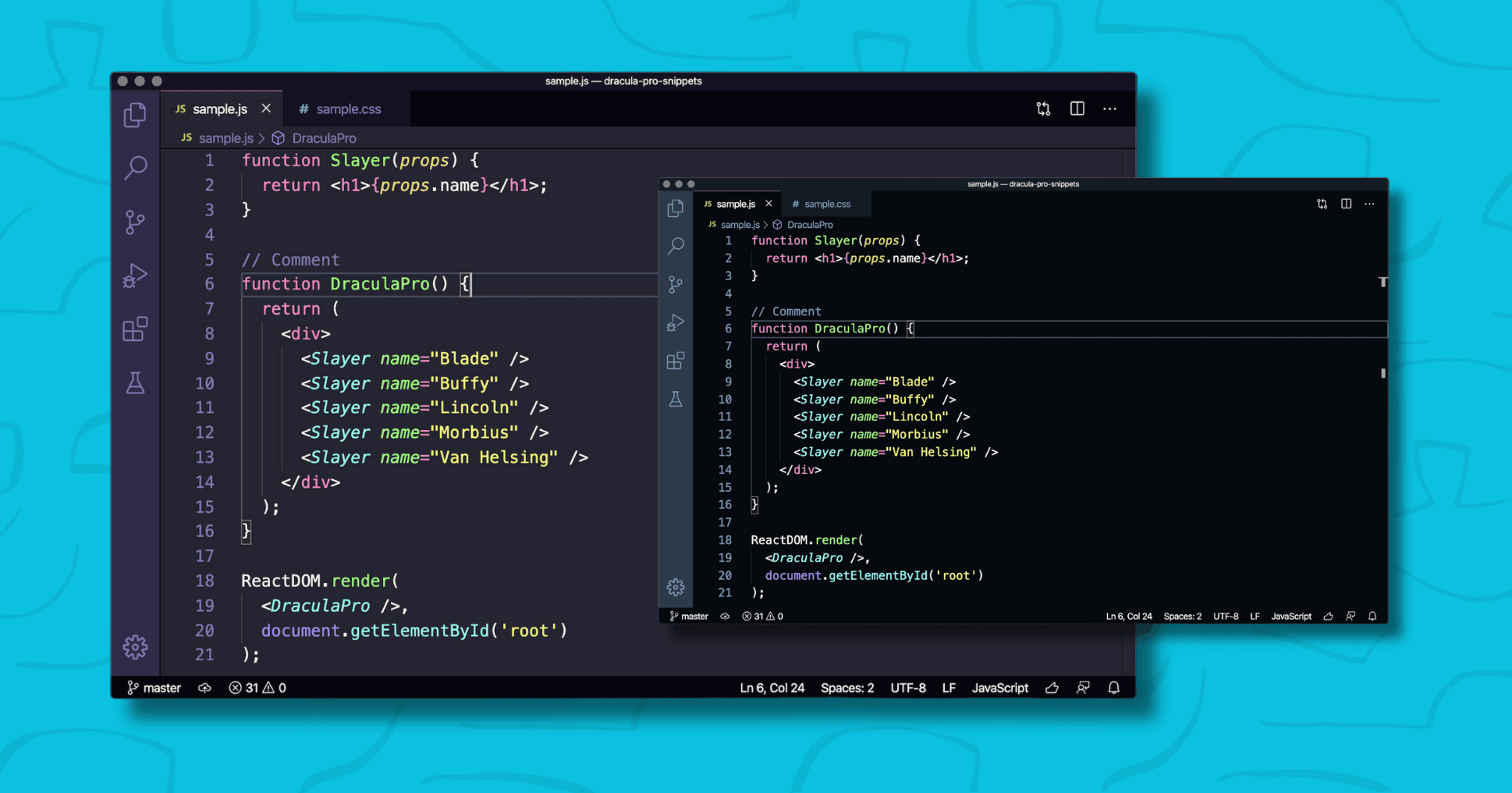 Darcula VSCode Theme