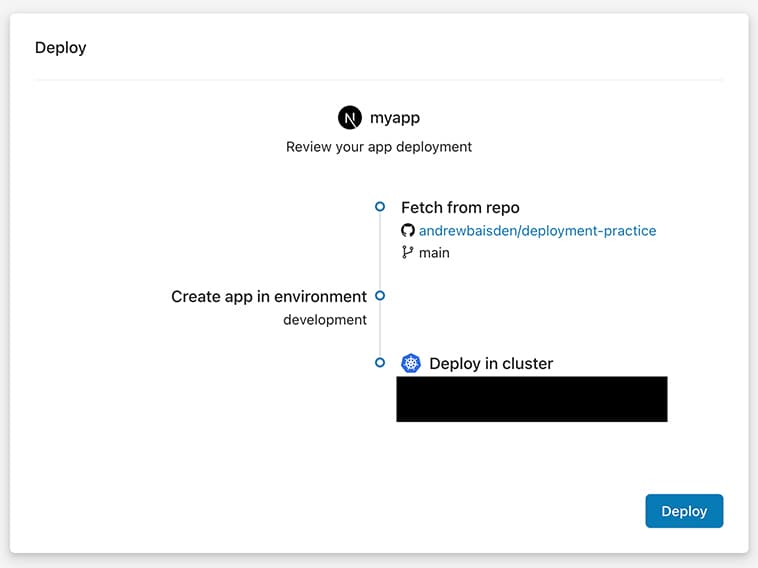 Microtica Deployment Step 5