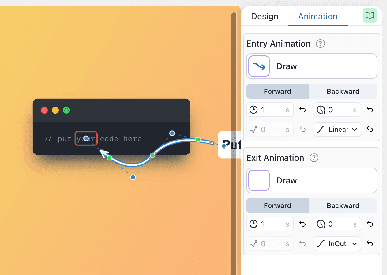 Screenshot of the Arrow Draw configuration options